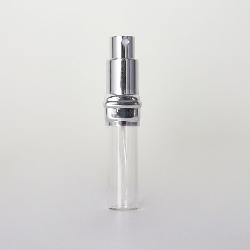 Silver Travel Spray Perfume Bottle