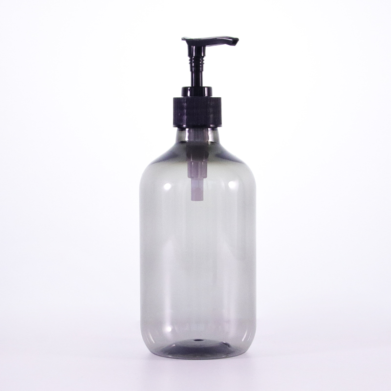 Transparent Sun Plastic Lotion Bottle For Hair