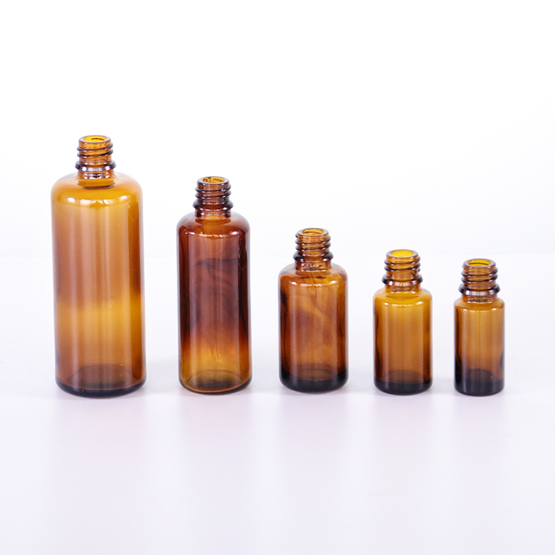 8 oz Amber Glass Lotion Bottle