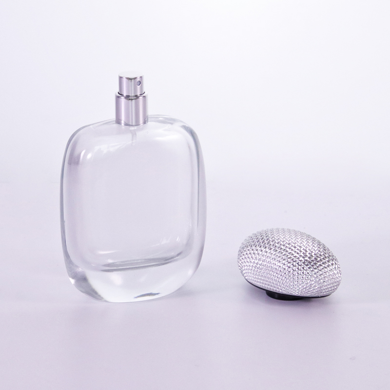 Pink Diamond-Shaped Perfume Bottle