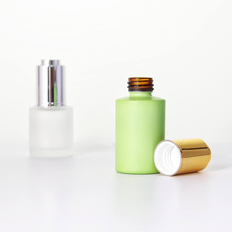 50ml Green Glass Essential Oil Bottle For Skin Care